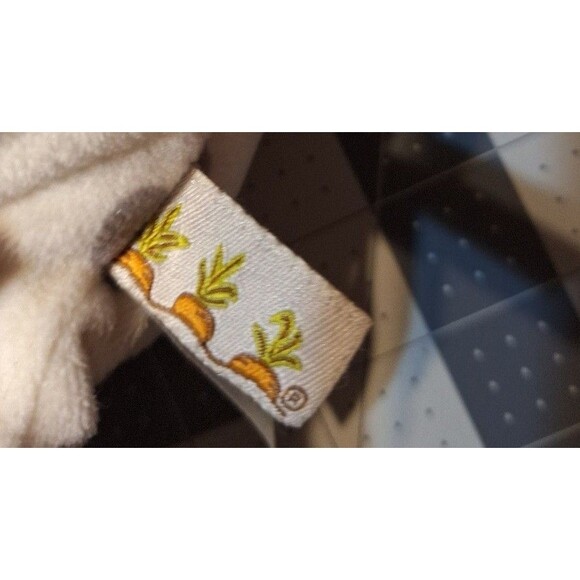 Bunnies by the Bay Rabbit Gray polka Dots Carrots Collection plush - Picture 5 of 5